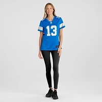 Maillot de match Nike Craig Reynolds bleu Detroit Lions pour femme