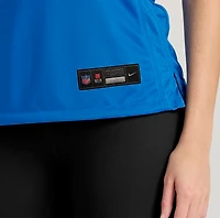 Maillot de match Nike Damone Clark bleu des Lions Détroit pour femmes
