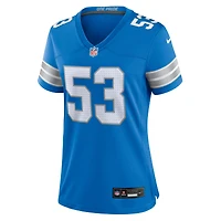 Women's Nike DaRon Gilbert  Blue Detroit Lions Game Jersey