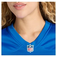 Maillot de match Nike David Montgomery bleu des Lions Détroit pour femme