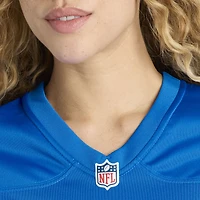 Women's Nike D.J. Reader  Blue Detroit Lions Team Game Jersey