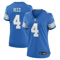 Maillot Nike D.J. Reed bleu pour femme des Lions de Détroit