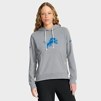 Sweat à capuche Nike gris Detroit Lions Sideline Initial Home Dri-FIT pour femme