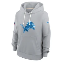 Women's Nike Detroit Lions Sideline Standard Issue Initial Home Dri-FIT Hoodie