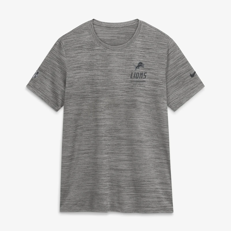 T-shirt Nike Dri-FIT gris Detroit Lions pour femme