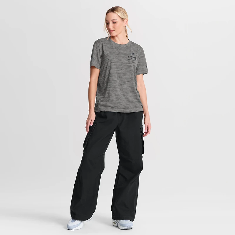 Women's Nike Gray Detroit Lions Sideline Velocity Dri-FIT T-Shirt