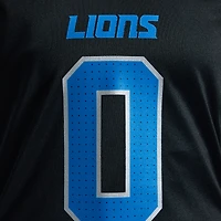 Maillot Nike Jahmyr Gibbs noir pour femme, deuxième remplaçant des Lions de Detroit
