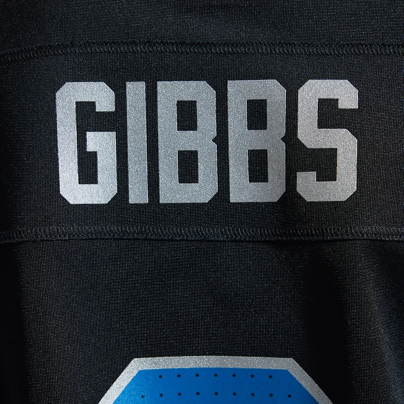 Women's Nike Jahmyr Gibbs Black Detroit Lions 2nd Alternate Game Player Jersey