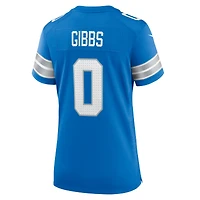 Women's Nike Jahmyr Gibbs Blue Detroit Lions Game Player Jersey