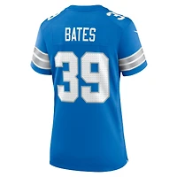 Maillot de match Nike Jake Bates bleu Detroit Lions pour femme