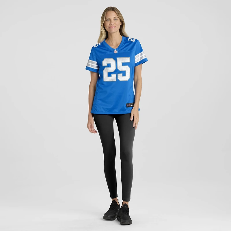 Women's Nike Jamal Adams  Blue Detroit Lions Team Game Jersey