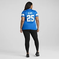 Maillot Nike Jamal Adams bleu pour femme des Detroit Lions