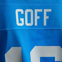 Maillot de match alternatif Nike Jared Goff bleu des Lions Detroit pour femme