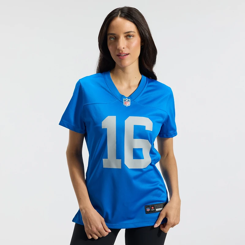 Women's Nike Jared Goff Blue Detroit Lions Alternate Game Jersey