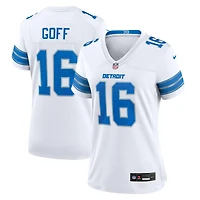 Women's Nike Jared Goff White Detroit Lions Game Jersey