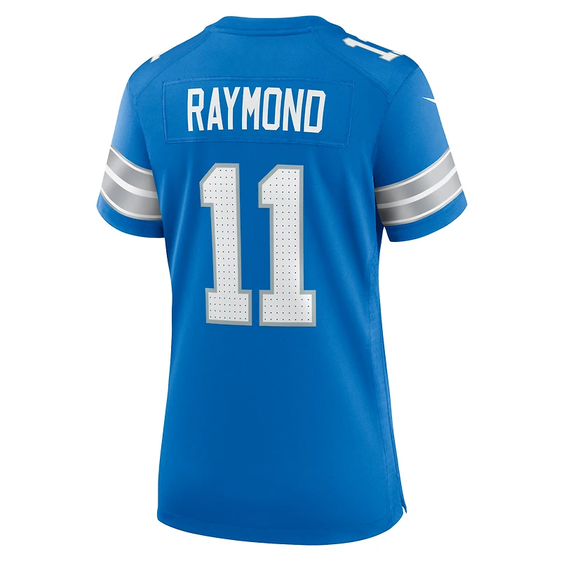 Maillot de match Nike Kalif Raymond bleu Detroit Lions pour femme