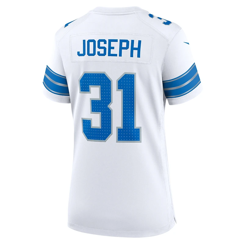 Women's Nike Kerby Joseph  White Detroit Lions Game Jersey