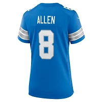 Women's Nike Kyle Allen  Blue Detroit Lions Team Game Jersey