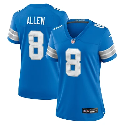 Women's Nike Kyle Allen Blue Detroit Lions Team Game Jersey