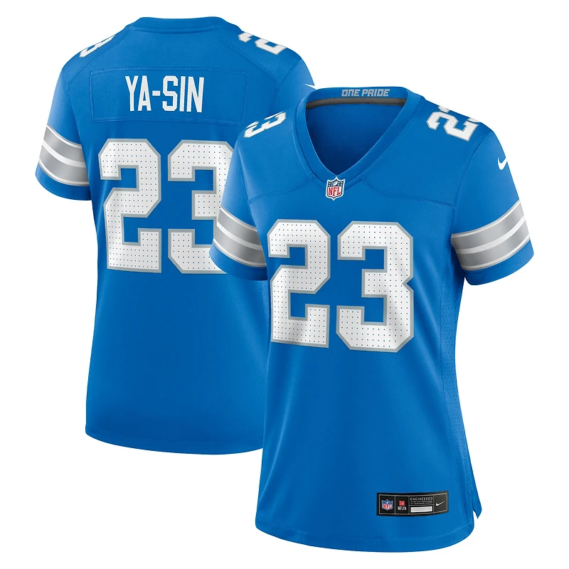 Maillot Nike Rock Ya-Sin bleu pour femme des Lions de Détroit