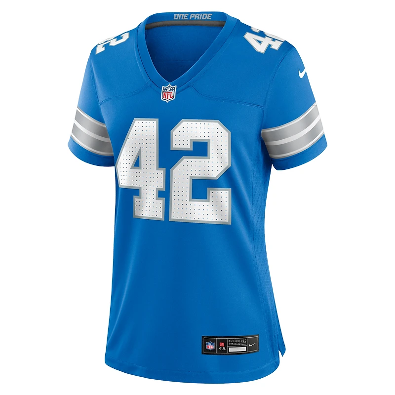 Women's Nike Ty Summers Blue Detroit Lions Team Game Jersey