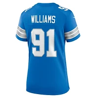 Maillot Nike Tyleik Williams bleu pour femme des Lions de Détroit