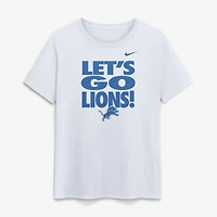 Women's Nike White Detroit Lions Primetime T-Shirt