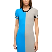 Women's STAUD  Blue/Silver Detroit Lions Colleen Dress