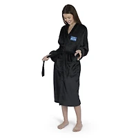 Women's The Northwest Group Black Detroit Lions Rollout Silk Touch Robe
