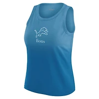 Débardeur bleu ombré Detroit Lions WEAR by Erin Andrews x Gracie Hunt pour femme