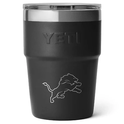 Gobelet empilable Rambler YETI Detroit Lions de 473 ml avec couvercle Magslider