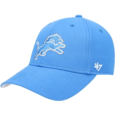 Youth '47 Blue Detroit Lions Basic MVP Adjustable Hat