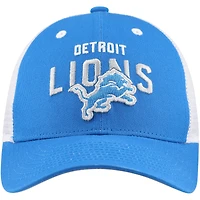 Casquette réglable bleue pour jeunes Detroit Lions Core Lockup Trucker