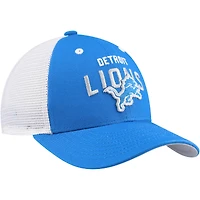 Youth Blue Detroit Lions Core Lockup Trucker Adjustable Hat