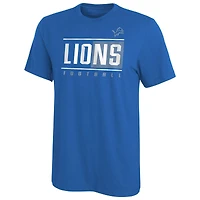 T-shirt bleu pour jeunes Detroit Lions