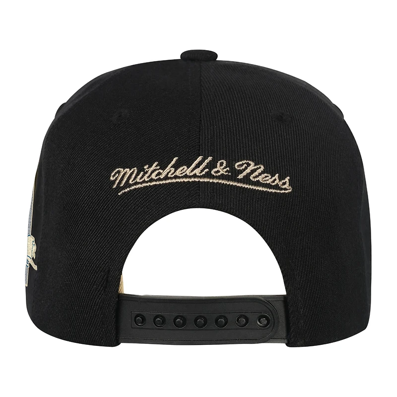 Casquette snapback noire pour jeunes Detroit Lions de Mitchell & Ness