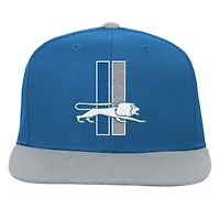 Casquette Snapback bicolore pour jeunes Mitchell & Ness, équipe bleue des Detroit Lions