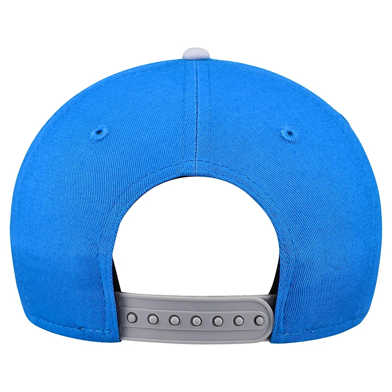 Casquette ajustable New Era bleu/gris Detroit Lions Arch COOLERA 9FORTY A-Frame pour jeune