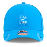 Youth New Era Blue Detroit Lions 2025 Sideline  9FORTY Adjustable Hat