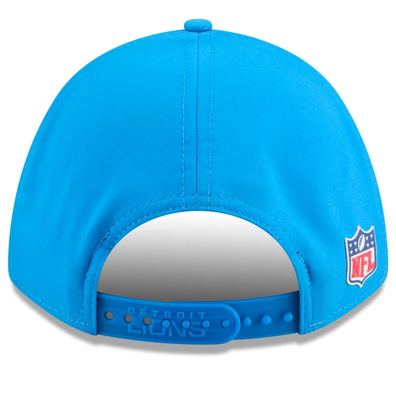Youth New Era Blue Detroit Lions 2025 Sideline  9FORTY Adjustable Hat