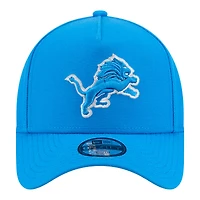Youth New Era  Blue Detroit Lions 9FORTY A-Frame Adjustable Hat