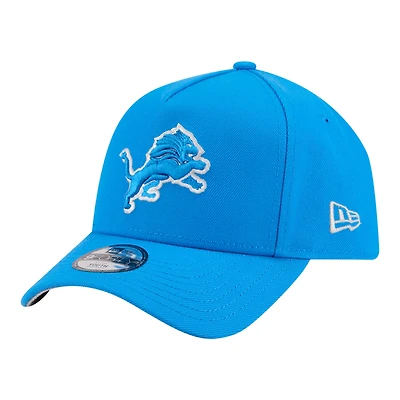 Youth New Era  Blue Detroit Lions 9FORTY A-Frame Adjustable Hat