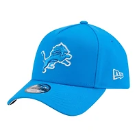 Youth New Era  Blue Detroit Lions 9FORTY A-Frame Adjustable Hat