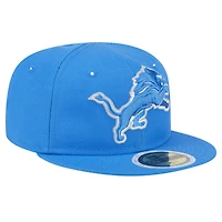 Youth New Era Blue Detroit Lions  Main 59FIFTY Fitted Hat