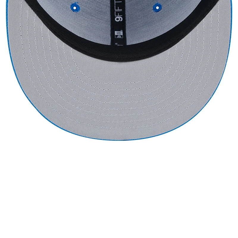 Casquette snapback Main Trucker Detroit Lions bleue New Era pour jeunes