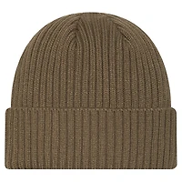 Bonnet en tricot à revers pour jeune New Era, coloris olive Detroit Lions