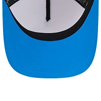 Casquette ajustable New Era blanche/bleue Detroit Lions 2025 NFL Training Camp A-Frame 9FORTY pour jeunes