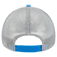 Youth New Era  White/Blue Detroit Lions Streak 9FORTY A-Frame Adjustable Hat