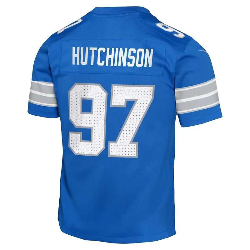Youth Nike Aidan Hutchinson Detroit Lions Game Jersey
