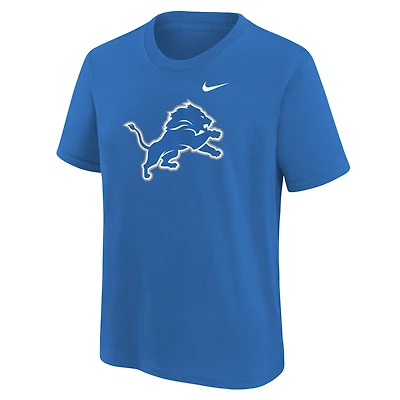 Youth Nike  Blue Detroit Lions Logo T-Shirt